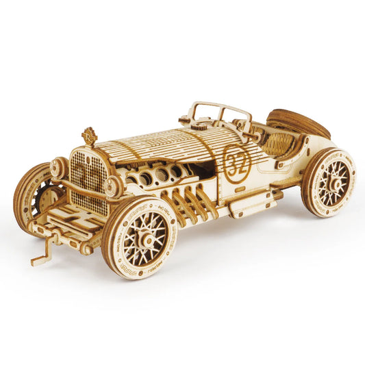 3D Holzbausatz Oldtimer – Vintage Sportwagen Modell